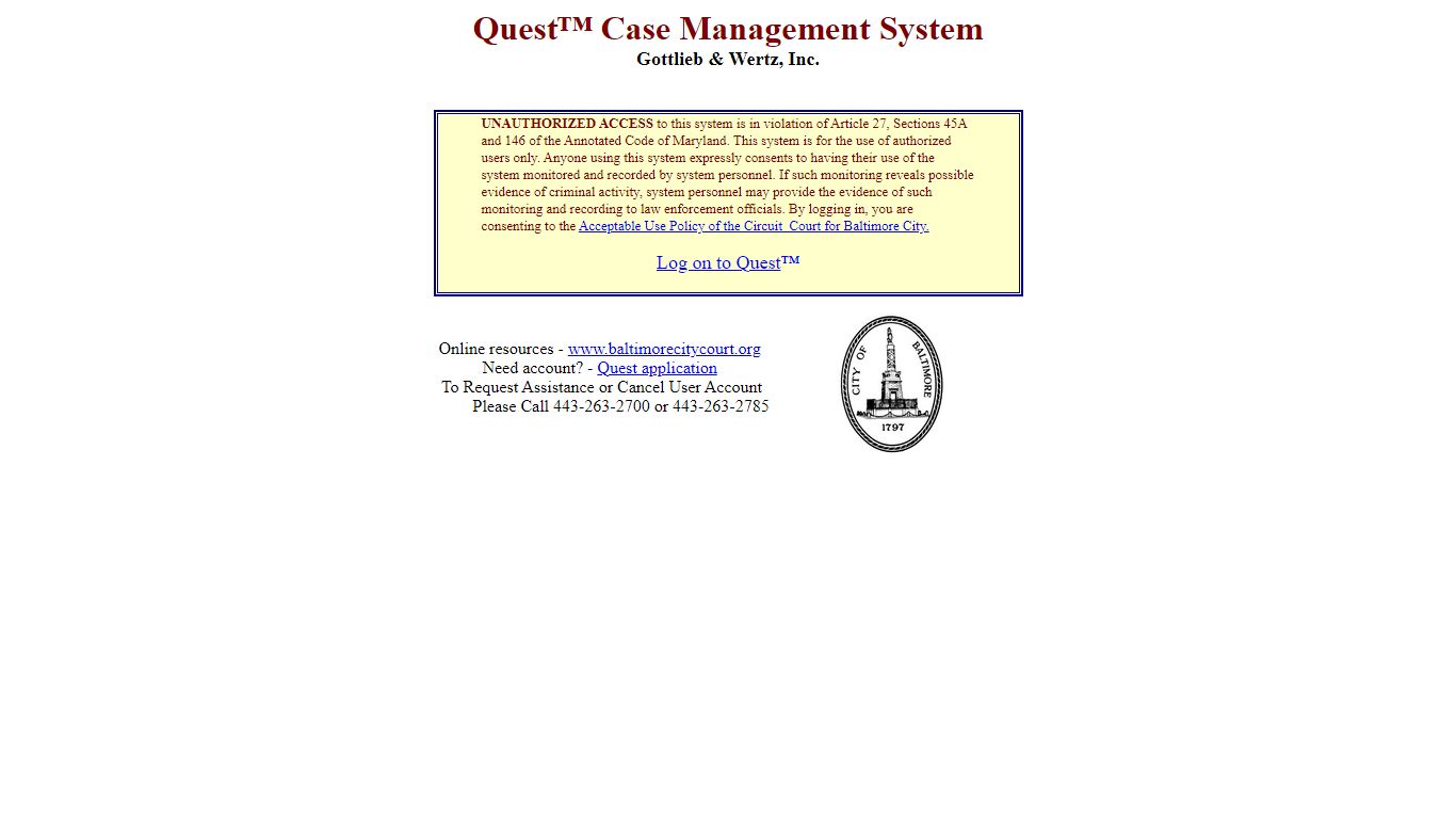 Quest Case Management System